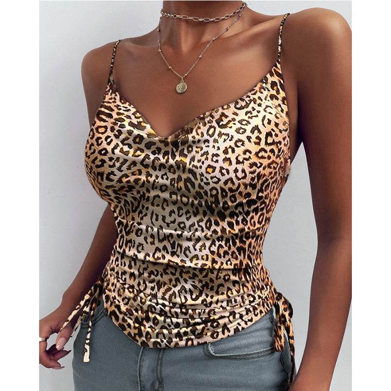 Spaghetti Strap Tops V-neck Camisole top Women Summer top - EX-STOCK Canada