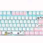 87 Key Rgb Light Effect Green Axis Portable Mechanical Keyboard - EX-STOCK Canada