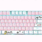 87 Key Rgb Light Effect Green Axis Portable Mechanical Keyboard - EX-STOCK Canada