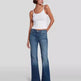 Retro Hip Lifting Stretch Bootcut Jeans Pants women - EX-STOCK Canada