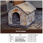 Foldable Dog House Pet Cat Bed Winter Dog Villa Sleep Kennel Removable Nest Warm Enclosed Cave Sofa Pets Supplies - EX-STOCK Canada