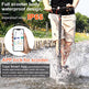Person using a electric scooter with waterproof design and app lock feature, surrounded by water splashes.