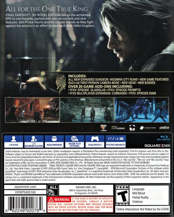 FINAL FANTASY XV ROYAL EDITION 