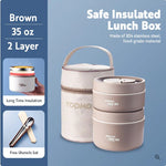 Portable Self-heating Japanese Thermal Insulation Lunch Box EX-STOCK
