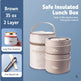 Portable Self-heating Japanese Thermal Insulation Lunch Box EX-STOCK