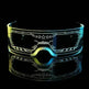 Trendy Unisex 3D Luminous LED Light up Glasses for cosplay Rave Festivals Bars Clubs Parties  Futuristic Light up Eyeglass - EX-STOCK CANADA