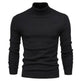 Men's Plain Slim Pullover Polo Sweatshirt Turtleneck Sweater Winter Casual Tops Men - EX-STOCK Canada