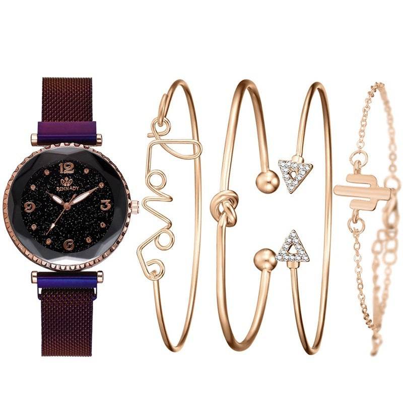 Fashion women's quartz watch bracelet bracelet set - EX-STOCK Canada
