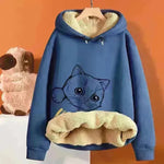 Unisex Fleece-lined Thick Hoodie Sweatshirt Pullover top - EX-STOCK CANADA