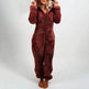 Women Polar Bear Winter hooded pajamas Jumpsuit Lounge wear Sleep wear - EX-STOCK Canada