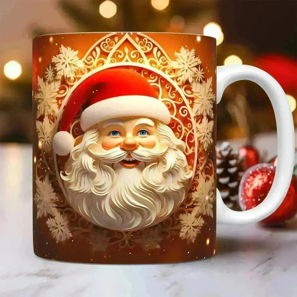 Creative 3D Christmas Ceramics Mug Christmas gift - EX-STOCK CANADA