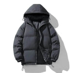 Men's Hoodie Padded Coat Thickened Cotton-padded Clothes Loose Casual Cotton-padded Jacket - EX-STOCK Canada