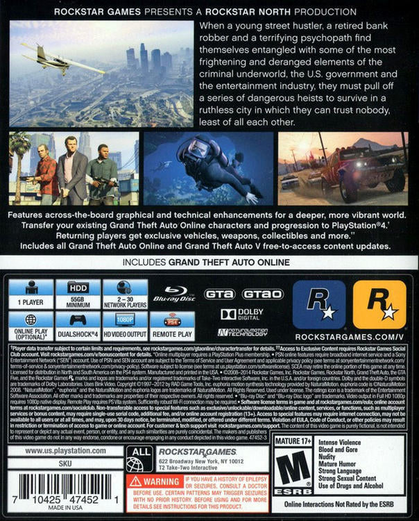 GRAND THEFT AUTO V - Premium Edition 