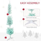 6ft Pencil Christmas Trees, Skinny Artificial Christmas Tree For Xmas Holiday Decor, Gradient Blue EX-STOCK Canada 