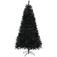 7.5ft Artificial Christmas Trees With Auto Open And Steel Base, Black EX-STOCK Canada 