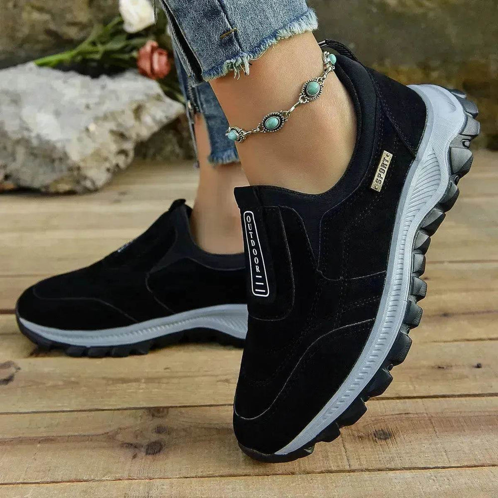 Outdoor Slip-on Sports Shoes Comfortable Walking Running Platform Sneakers for Women - EX-STOCK Canada