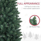 7ft Tall Pencil Artificial Christmas Tree With 687 Branch Tips With Steel Base, Green EX-STOCK Canada 