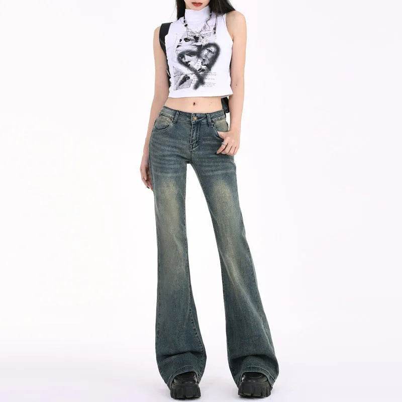 High Street Hot Girl Loose Retro Skinny Baggy Jeans Pant For Women - EX-STOCK Canada