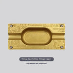 Metal Gold and Silver 2 slot Cigar Ashtray - EX-STOCK Canada