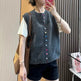 Women Sleeveless Button down Knitted Sweater Vest Cardigan - EX-STOCK Canada