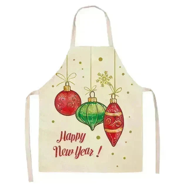 Personalized Christmas Aprons gifts idea for chefs bakers - EX-STOCK CANADA
