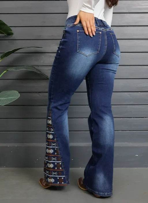 Women's High-Waist Heavily Ripped Jeans Wide-Leg Full-Length With Destroyed Streetwear Finish Light-Wash Denim For All Seasons EX-STOCK Canada 