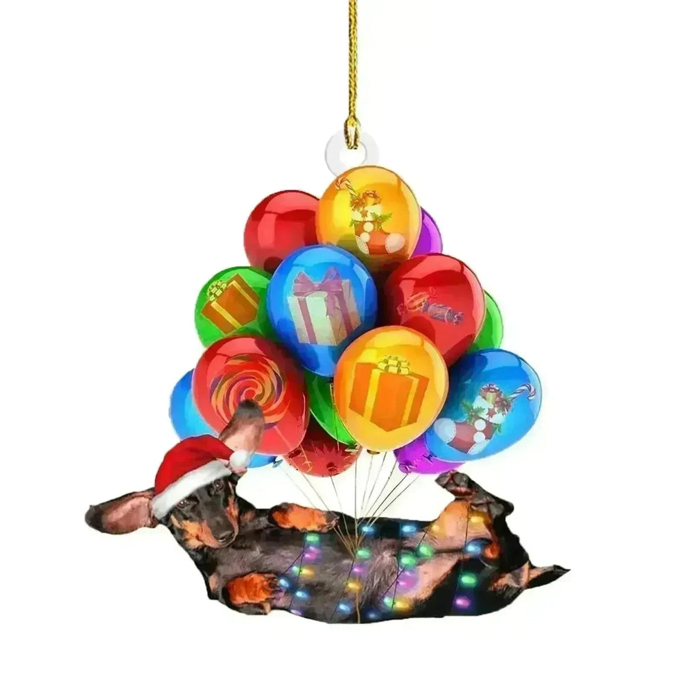 Christmas Sausage Dog Decorations Home - EX-STOCK CANADA
