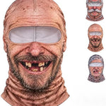 Realistic Winter Ski Face Mask Windproof Thermal Balaclava For Outdoor Sports And Parties | EX-STOCK product gallery photo 4