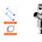 Shower Head Water Saving Flow 360 Degrees Rotating With Small Fan ABS Rain High Pressure Spray Nozzle Bathroom Accessories EX-STOCK Canada 