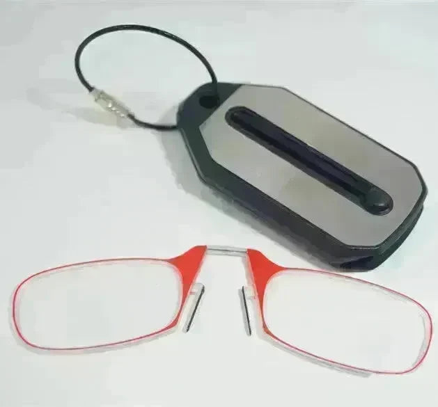 Mini Nose Clip On Portable Reading Glasses Men For Women Rimless Portable Magnifying Presbyopic Glasses Eyewear Ladies - EX-STOCK CANADA