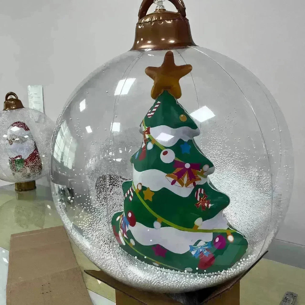 Inflatable Snowman Santa Claus Hanging Christmas Ball decoration - EX-STOCK CANADA