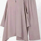 Two piece Arabset Middle East Solid Color Round Neck Pullover Midi Skirt and Pant Outdoor event ArabCo ord for Women ArabWork outfit - EX-STOCK Canada