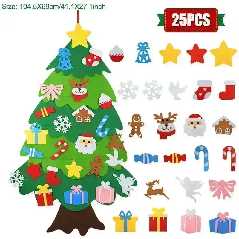 DIY Felt Christmas Tree Ornaments For Kids - EX-STOCK CANADA
