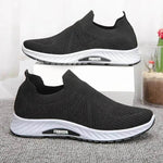 Casual Slip-on Mesh Sports Shoes Flying Woven Soft Breathable Running Walking Flat Shoes Men - EX-STOCK Canada