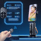 Black AI Face-Tracking Phone Holder with Bluetooth Remote – Q02 & Q04
