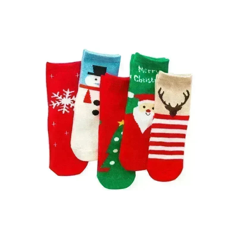 Children's Fashion Simple Mid-calf Christmas Stockings - EX-STOCK CANADA