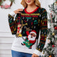 Elk Jacquard Santa Claus Knitted Sweater EX-STOCK Canada 