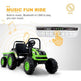 2026 6v Tractor Powered Ride-On Car Remote Control with Detachable Wagon 