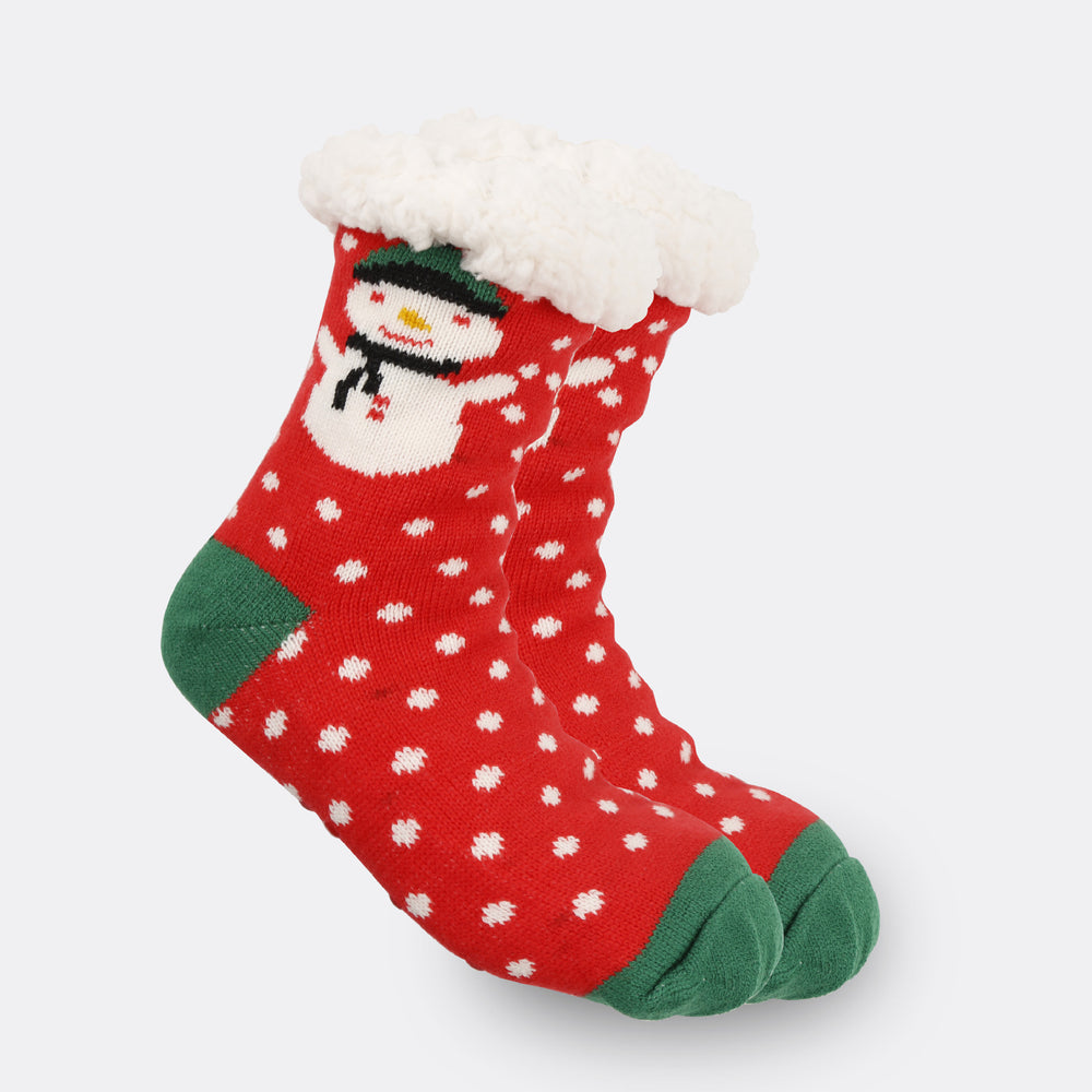 Christmas Women's Thickened Fleece-lined Room Socks EX-STOCK Canada 