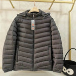 Men's Winter Zip up Hooded Puffer jacket Quilted down coat jacket - EX-STOCK Canada