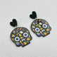 Halloween Day Ornament Colorful Ghost Eyes Funny Acrylic Earrings For Women - EX-STOCK Canada