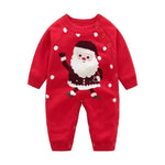 Newborn Baby Clothes Baby Crawling Clothes Thickening Out Baby Harness Christmas Baby Romper Baby Cotton Sleepwear - EX-STOCK Canada