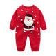 Newborn Baby Clothes Baby Crawling Clothes Thickening Out Baby Harness Christmas Baby Romper Baby Cotton Sleepwear - EX-STOCK Canada