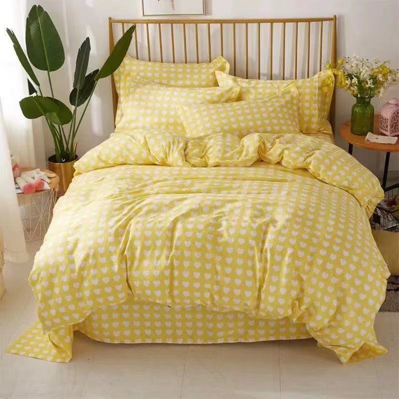Four-piece Set Duvet Cover One-piece Single Double Thick Bed Sheet Three-piece Set EX-STOCK Canada 