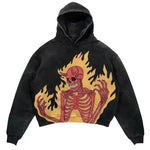 Men's And Women's Fashion Punk Design Fleece Printed Hoodie top - EX-STOCK CANADA