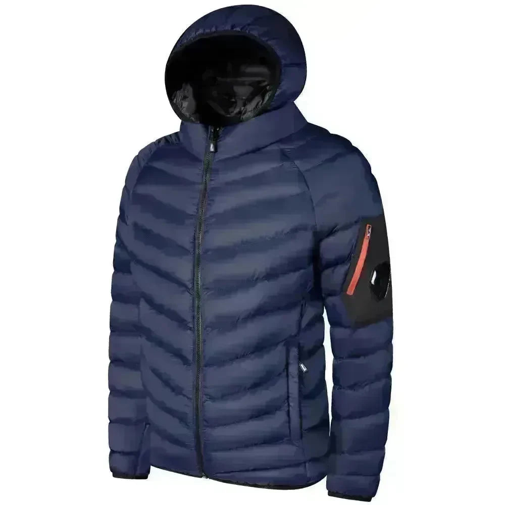Winter Padded Thick Hooded Puffer Rain Jacket for men - EX-STOCK CANADA