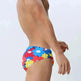 Flower Colorful Printing Swim Briefs - EX-STOCK CANADA