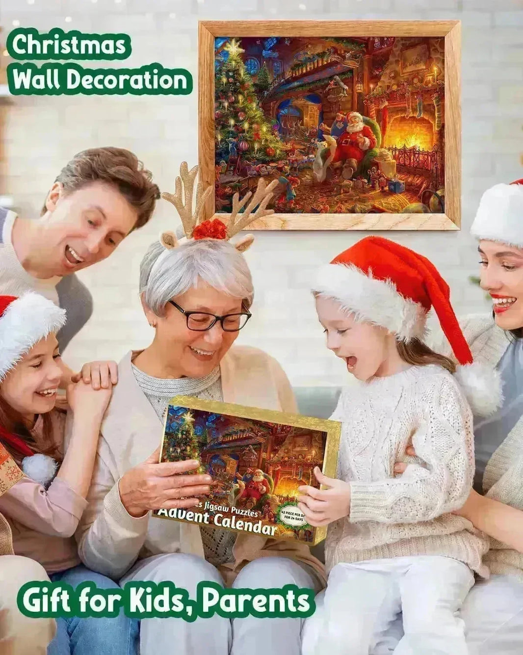 Christmas 24-day Countdown Scene Puzzle - EX-STOCK CANADA