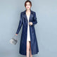 Slim fit Long Sleeve Leather Blazer Dress formal Winter dress - EX-STOCK Canada