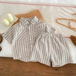 Infant Casual Short Sleeve Suit Two piece for Baby boy - EX-STOCK Canada